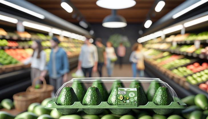 Avocados in Biodegradable Packaging: A Green Revolution